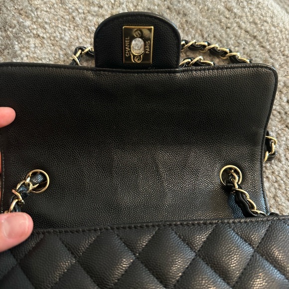 Chanel Rectangular Mini Caviar Black (SOLD) - Picture 10 of 14